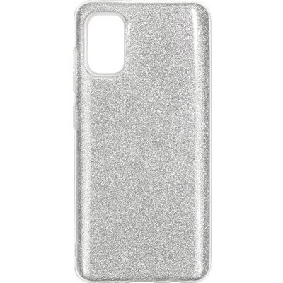 Pouzdro Forcell Shining Samsung Galaxy A41 stříbro