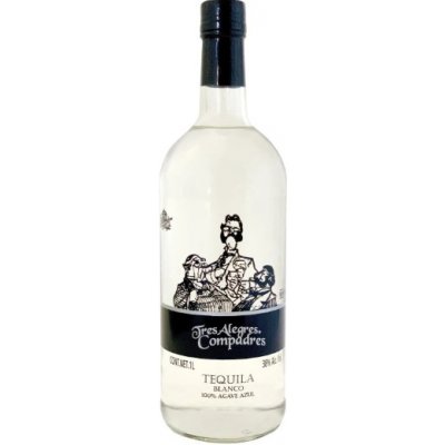 La Cofradía Tres Alegres Compadres Tequila Blanco 38% 1 l (holá láhev) – Zboží Dáma