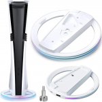 Verk 06410 Vertikální stojan pro PS5 / PS5 Slim / PS5 Pro s chlazením, USB, bílý – Zboží Mobilmania
