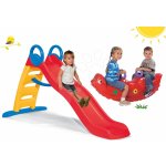 Smoby Set šmykľavka Funny Toboggan 2 m+hojdačka dinosaurus obojstranná SM820401-5 – Sleviste.cz