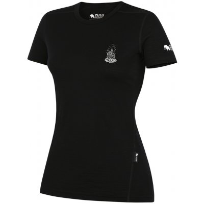 Zulu Dámské triko Merino Fire 160 Short černá – Sleviste.cz