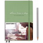 Some Lines a Day Leuchtturm1917 5 Year Memory Book Medium A5 Sage – Zboží Dáma