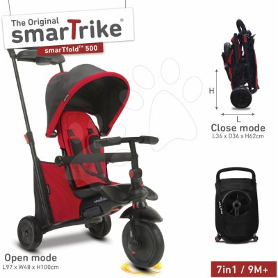 Smart Trike 7v1 500 červená