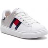 Dětské tenisky Tommy Hilfiger Flag Low Cut Lace-Up Sneaker T3A9-33201-1355 bílá