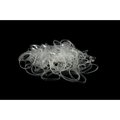 Větší silikonové gumičky čiré – Zboží Dáma