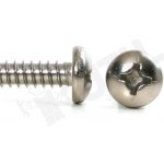 Šroub do plechu nerez A2, půlkulatá hlava, DIN 7981 - 4.2x9.5 – Sleviste.cz