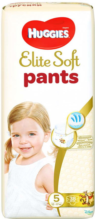 Huggies Elite Soft Pants 5 38 ks