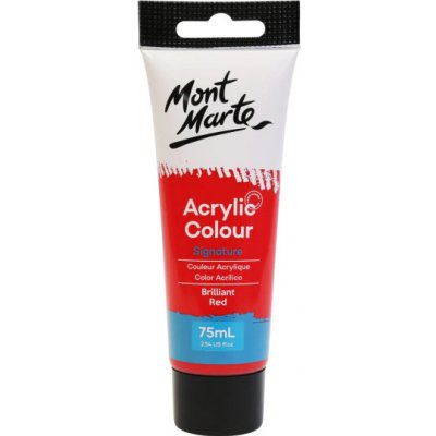 Mont Marte akrylová barva brilantní červená 75 ml MM-MSCH-7510-311 – Zbozi.Blesk.cz