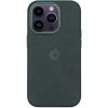 Pouzdro a kryt na mobilní telefon Apple Pouzdro COVEREON LEATHER kožené s podporou MagSafe iPhone 12 mini - Forest zelené