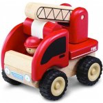 Wonderworld Dřevěné auto Mini hasiči – Sleviste.cz