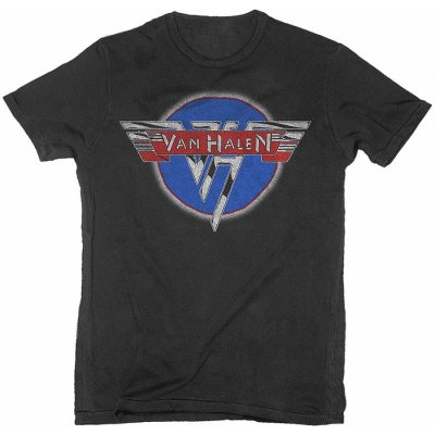 Van Halen tričko Chrome Logo Black