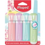 Maped Fluo Peps Pastel zvýrazňovač 4ks – Zboží Dáma