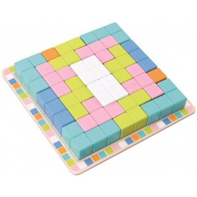 Adam Toys dřevěná skládací hra tetris 19ks – Zboží Živě