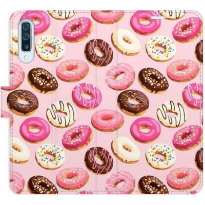 Pouzdro iSaprio Flip s kapsičkami na karty - Donuts Pattern 03 Samsung Galaxy A50 – Zbozi.Blesk.cz