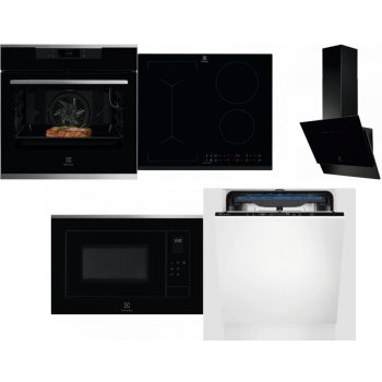 Set Electrolux KOEBP39X + LIV63431BK + LFV616K + LMS4253TMX + EES48200L