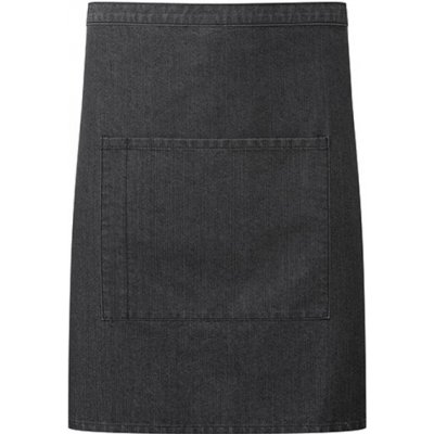 Premier Workwear Gastro zástěra PR141 Black Denim Pantone 426C 70x50cm – Zboží Mobilmania