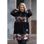 Italy fashion Šaty s kapucí FLAME Kočky – Zboží Dáma