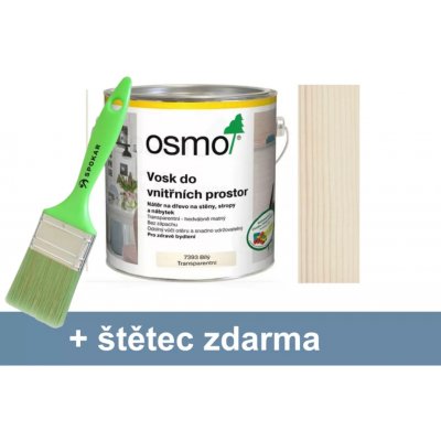 Osmo 7393 Vosk do vnitřních prostor 2,5 l Bílý transparentní – Hledejceny.cz