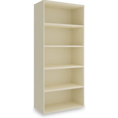 Rauman Vysoká skříň SimpleOffice 80 x 40 x 180 cm, bříza – Sleviste.cz