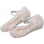 Balerínky sandálky střevíčky pro princeznu Elsu stříbrné – Sleviste.cz