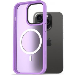 Pouzdro AlzaGuard Matte Case Compatible with MagSafe iPhone 15 Pro světle fialové