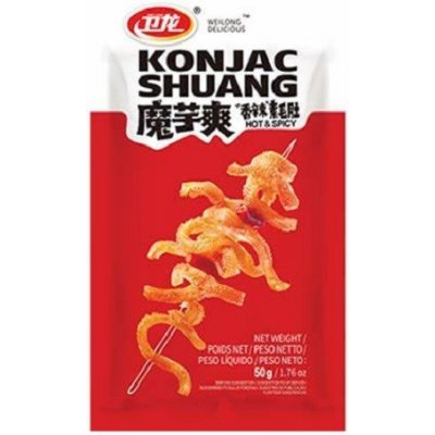 Weilong Konjac Shuang shirataki snack s pikantní příchutí 252 g – Zboží Dáma