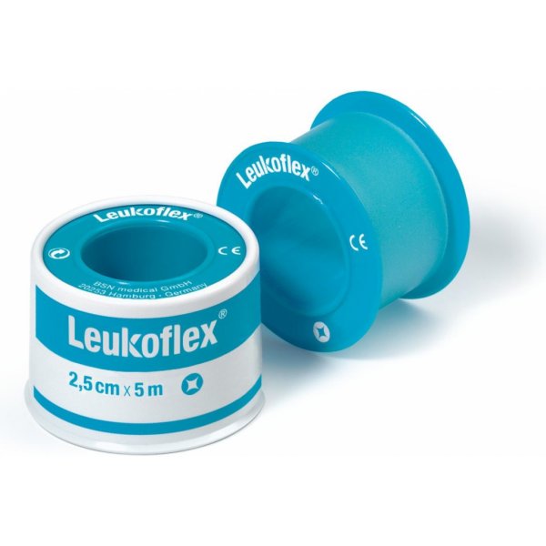 Náplast Leukoplast Leukoflex transparentní páska 2,5 cm x 5 m cívka 1 ks