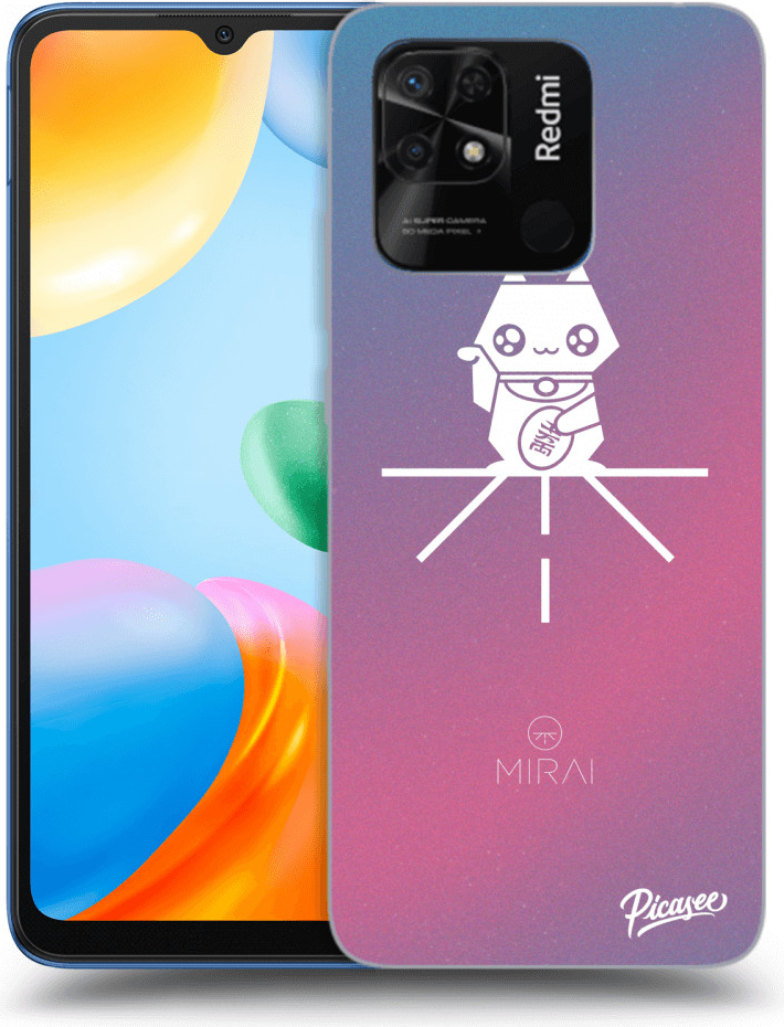 Pouzdro Picasee ULTIMATE CASE Xiaomi Redmi 10C - Mirai - Maneki Neko