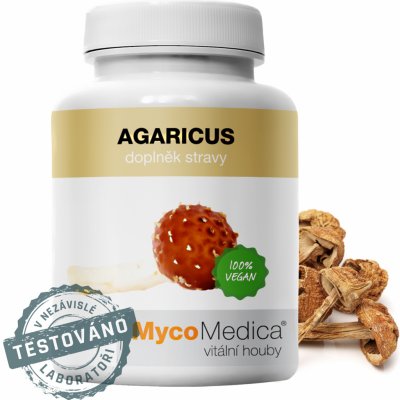 MycoMedica Agaricus 90 kapslí + Vitamin C 30 tablet