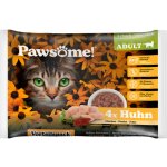 Pawsome Cat s kuřecím masem 4 x 85 g – Sleviste.cz