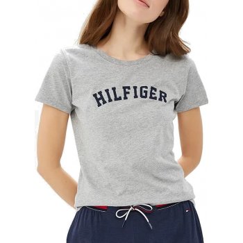 Tommy Hilfiger SS Tee Print melange šedé