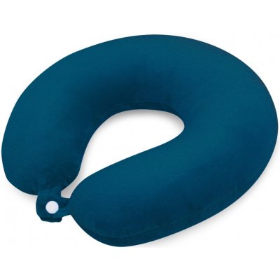 Kufryplus Cestovní polštář s paměťovou pěnou TPMF45 tmavě modrá 30x30 – Sleviste.cz