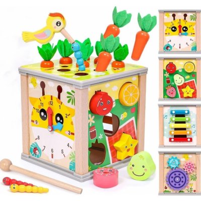 Wood Toys interaktivní kostka Ptáček – Hledejceny.cz