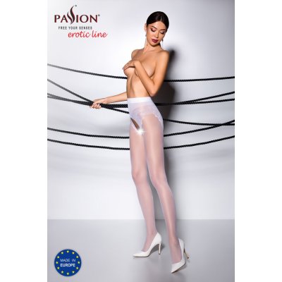 Passion TIOPEN 006 Tights 30 Den Bianco – Zboží Mobilmania