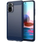 Pouzdro IZMAEL Carbon Bush TPU Xiaomi Redmi Note 10 5G/Poco M3 Xiaomi Redmi Note 10 5G modré – Sleviste.cz