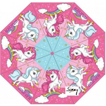 Chanos Jednorožec dětský deštník malý růžový