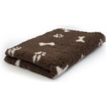 VetBed hnědá s kosti a tlapkou – Sleviste.cz