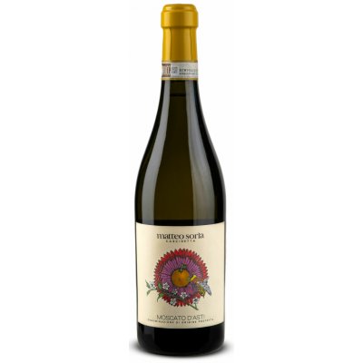 Matteo Soria Moscato d'Asti 5% 0,75 l (holá láhev) – Zboží Dáma