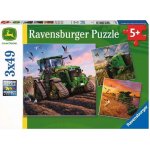 RAVENSBURGER John Deere v akci 3x49 dílků – Zboží Dáma
