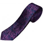 Pánská kravata s fialovým ozdobným vzorem – Hledejceny.cz