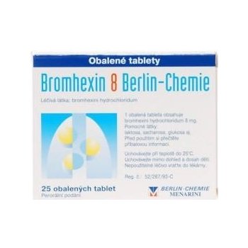 BROMHEXIN BERLIN-CHEMIE POR 8MG TBL OBD 25