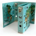 Reas-Pack Designový pákový poradač A4 7,5 cm karton - mapa světa – Zboží Živě
