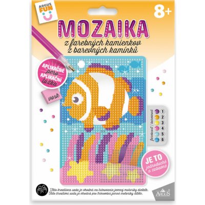 ARGUS Kreativní tvoření mozaika z barevných kamínků- rybka 19350002 – Hledejceny.cz