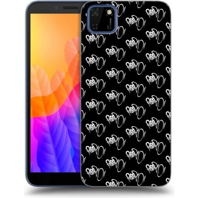 Pouzdro Picasee silikonové Huawei Y5P - Separ - White On Black černé – Zbozi.Blesk.cz