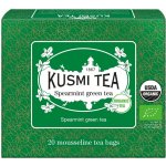 Kusmi Tea Porcovaný bio organický zelený čaj Spearmint green tea 20 sáčků 40 g – Sleviste.cz