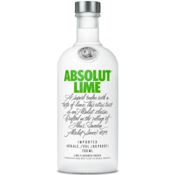 Absolut Lime 40% 0,7 l (holá láhev)