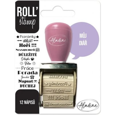 Aladine Otočné razítko - Můj diář 12ks – Zboží Dáma