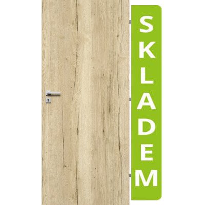 VILEN DOOR Plné hladké dveře IDEAL Dub Halifax 70 x 197 cm – Zboží Mobilmania