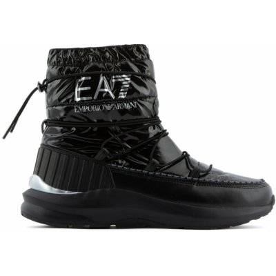 Emporio Armani dámské zimní Boty Ea7 X8M002 Snow Boot Laces High X8M002Xk230R926 černá – Zbozi.Blesk.cz