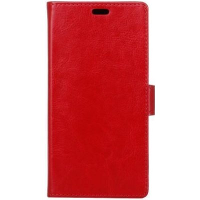 Pouzdro Crazy PU kožené flipové Sony Xperia XA2 Plus - červené – Zbozi.Blesk.cz